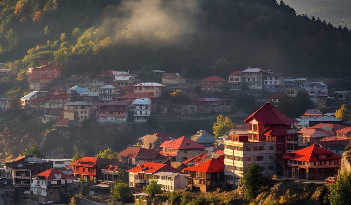 aerial-view-mountain-city